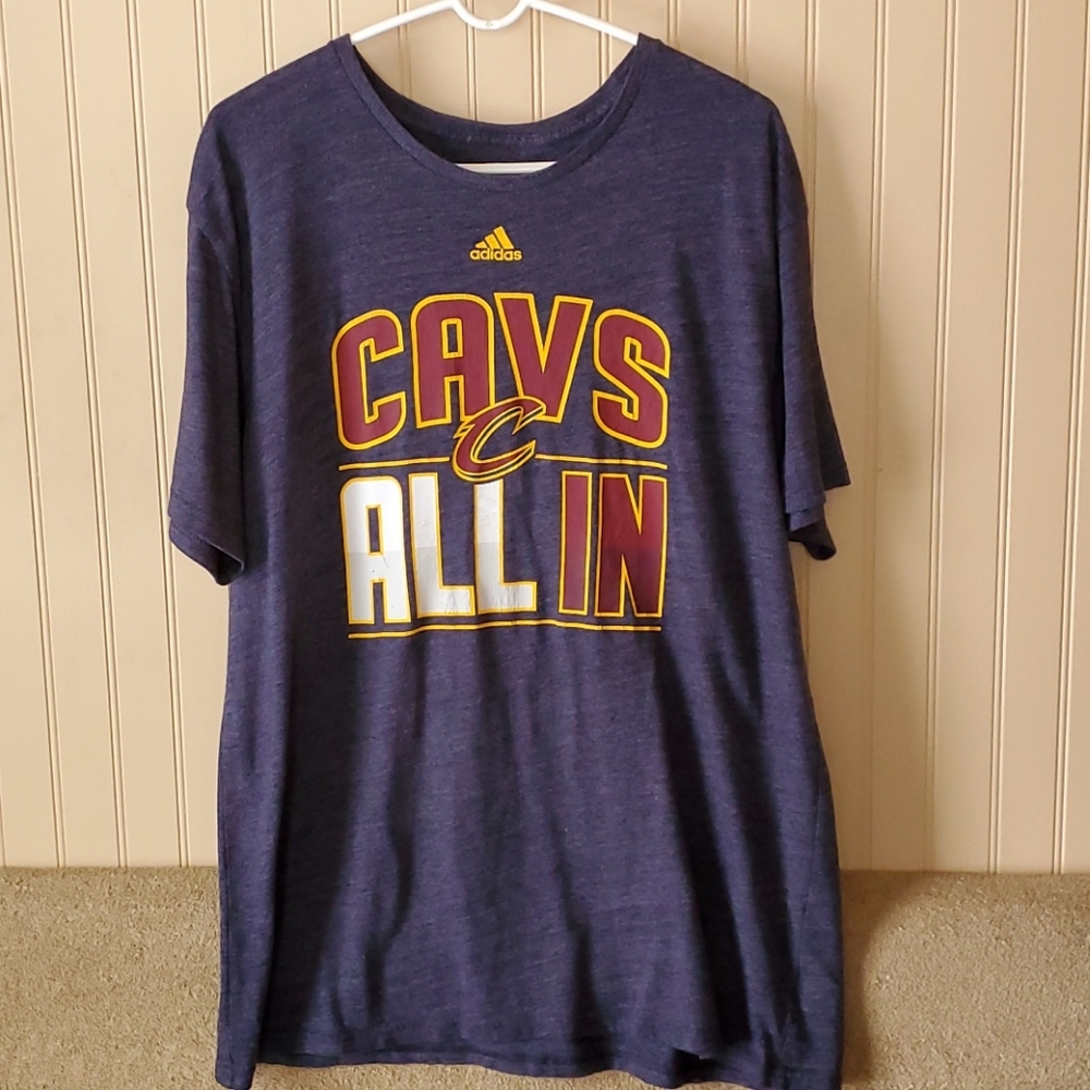 Adidas Cleveland Cavs tee size 2XL All In gray
